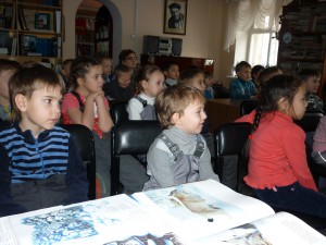 дети театрализованный литературно-экологический час «Звери на зимовке»