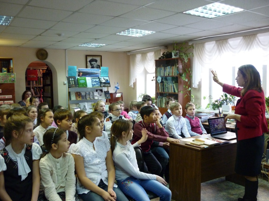 Неделя детской книги - 2016 Мария Артемьева школьники встреча стихи