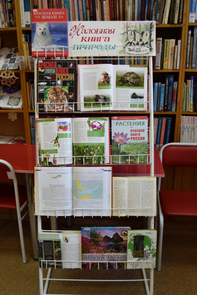 Выставка книги Год экологии Иркутская областная детская библиотека имени Марка Сергеева
