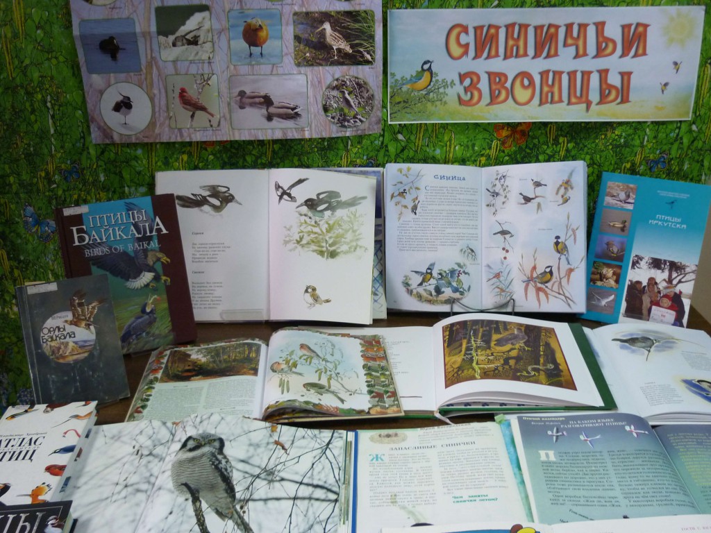Книги Выставка День птиц Иркутская областная детская библиотека им. Марка Сергеева