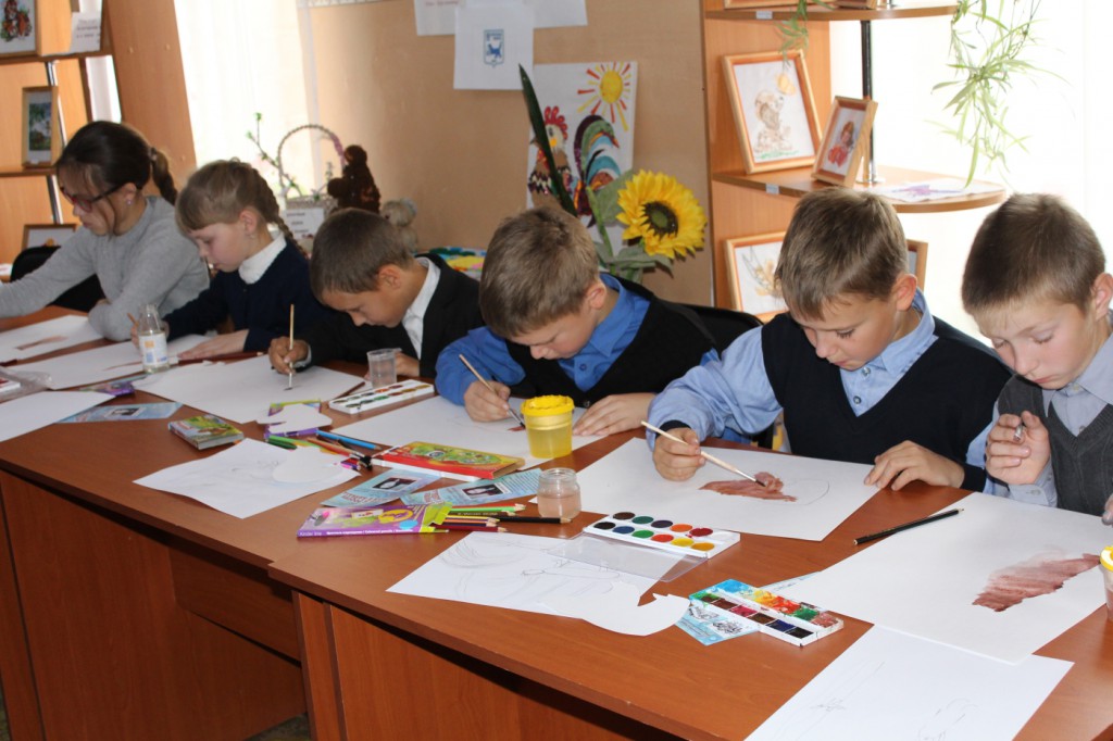 дети художник Марина Рюмшина Иркутская областная детская библиотека имени Марка Сергеева
